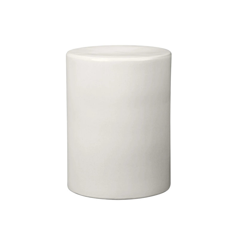 Accent Stool, White