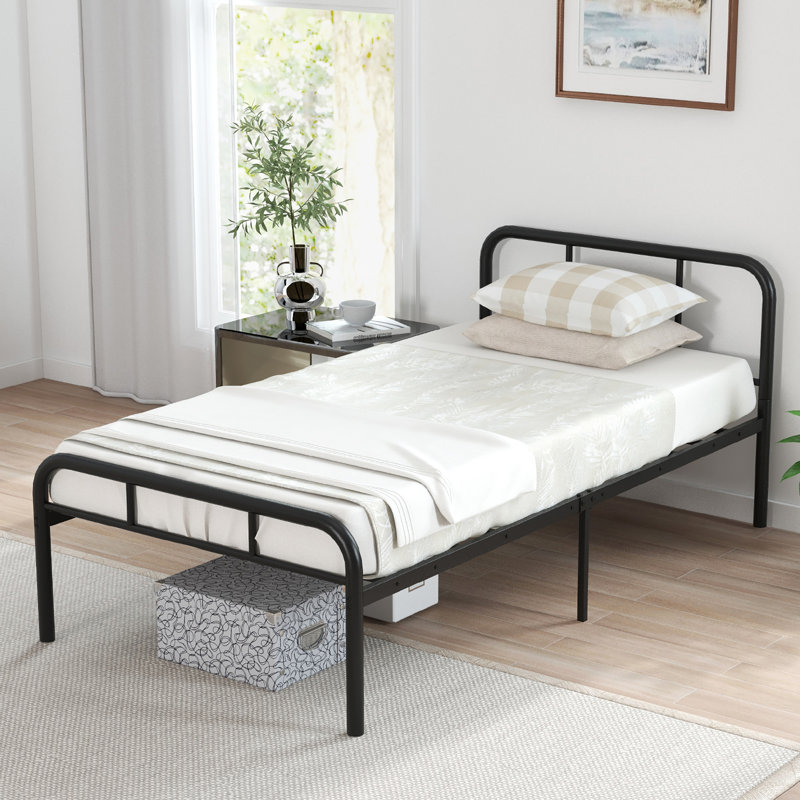 Virgel Metal Open-Frame Bed, Twin