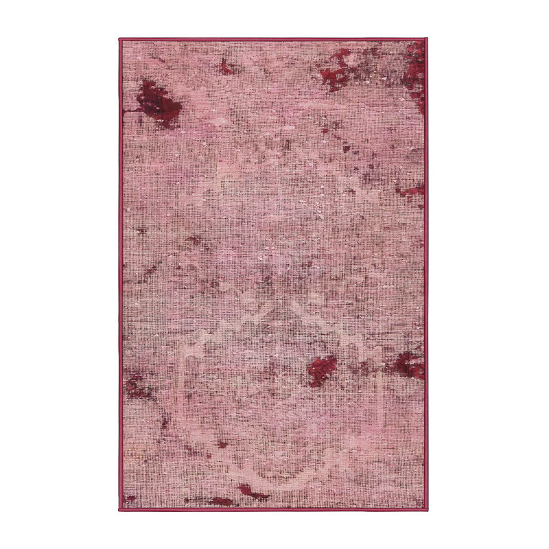 Abstract Indoor Rug, Rectangle 2' x 4'