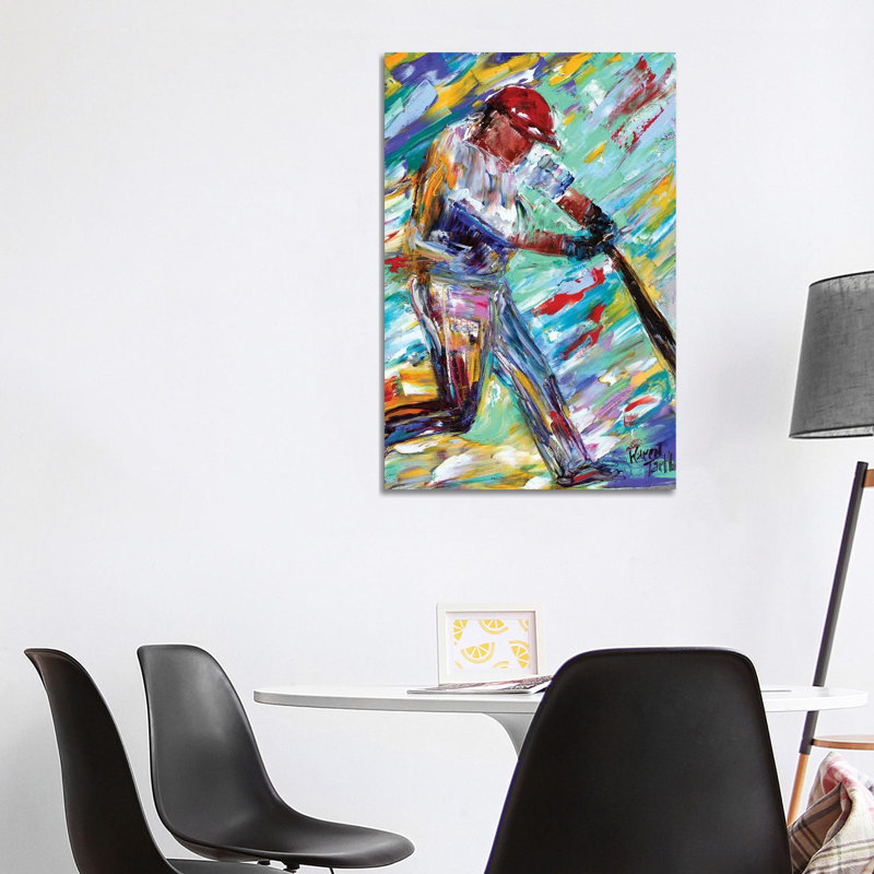 Grand Slam 1 Piece Wrapped Canvas Painting, 101.6 cm H x 66.04 cm W x 3.175 cm D