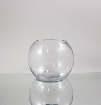 Vase de table en verre transparent Colleen