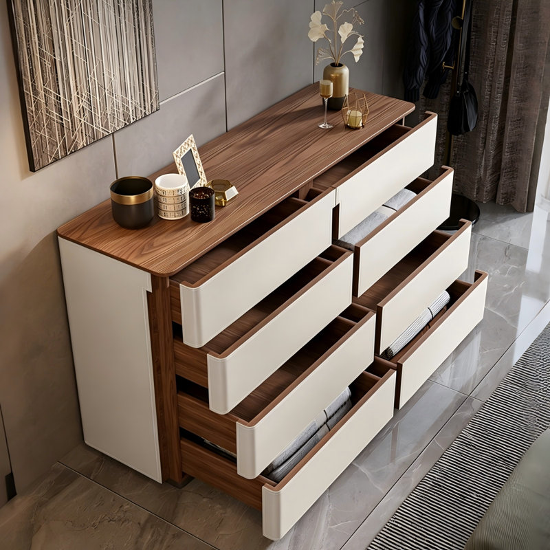 Armoire de rangement en cuir selle 39,37 po, 39.37" H x 39.37" W x 15.75" D