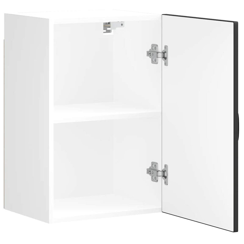 Kitchen Wall Cabinet Kalmar Engineered Wood, Black, 60cm H x 40cm W x 31cm D