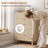 Fluted 5-Drawer Dresser For Bedroom, 28" Modern Chest Of Drawers With Deep Drawers, Wood Drawer Organizer For Living Room, Hallway, Nursery, Hallway Closet-1628883098