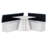 Chesterle 3PC White Blue Square Nook Set