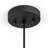 Kensaku 1 - Light Matte Black Dome Pendant-1670172060