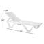 Chaise longue inclinable simple 74 po Justice
