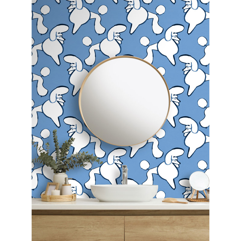 Caniches audacieux, Bleu