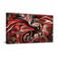 Animaux, dragon avec ailes rouges et noires-1652694962