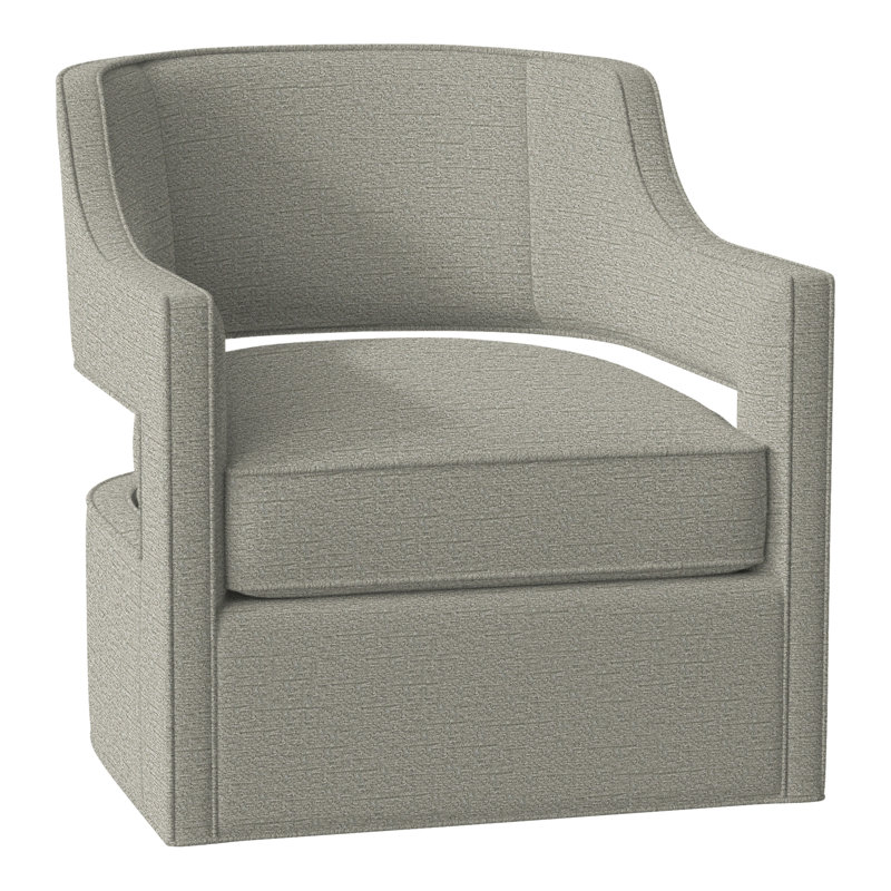 Fauteuil pivotant l 29,5 po Phoebe, Perigold Lirico Oyster