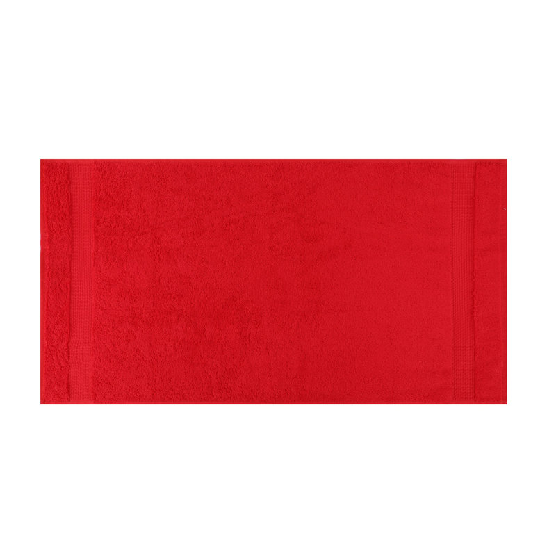 Midweight Bath Towel, Pale Orange/Orange/Red