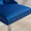 Tabourets de bar pivotants en velours épais et chromés Zager Modern-129184134-129184133