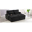 Canapé-lit modulaire à combinaison libre 70,9 po avec causeuse avec espace de rangement, deux repose-pieds mobiles, quatre ports USB et deux porte-gobelets-533246536