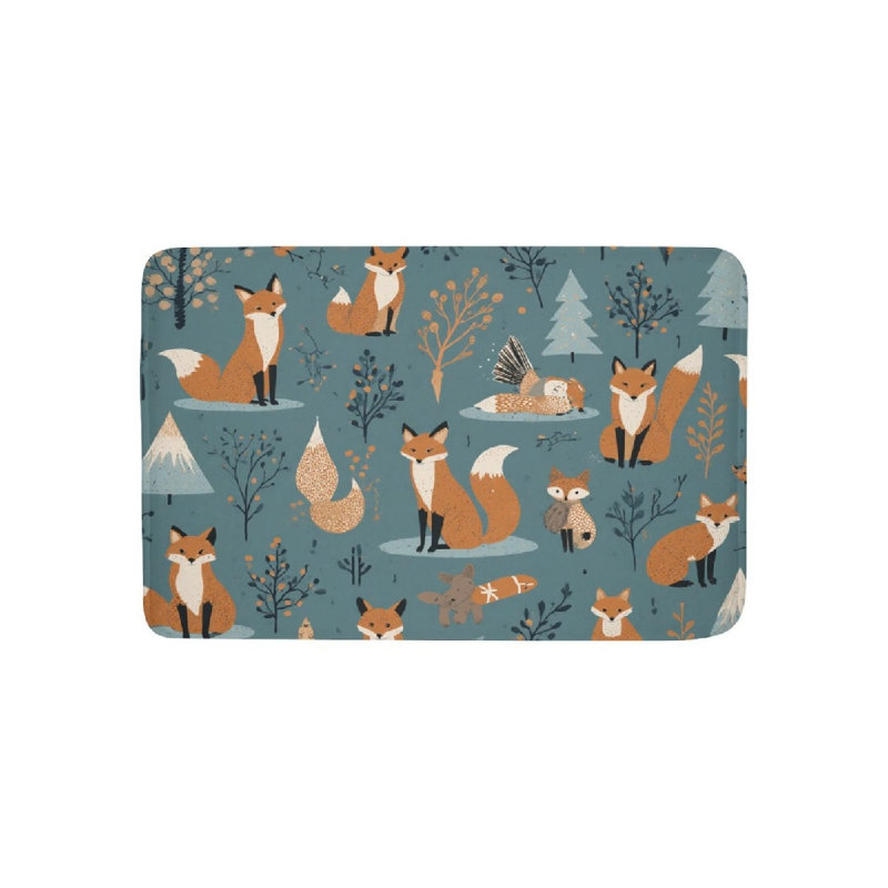 Tapis de bain Forest Fox, Birds, 36 x 24 po