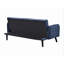 Canapé-lit convertible 72 po en velours avec porte-gobelets, canapé-lit pliant capitonné 3 places pour petits espaces, L 72 po x P 34,6 po x H 31 po-1320529497