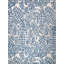 Botanica Blue/Ivory New Zealand Wool hand-tufted Area Rug-774651991-794815457