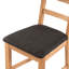 47cm H Fabric Upholstered Ladder Back Side Chair-1351900297