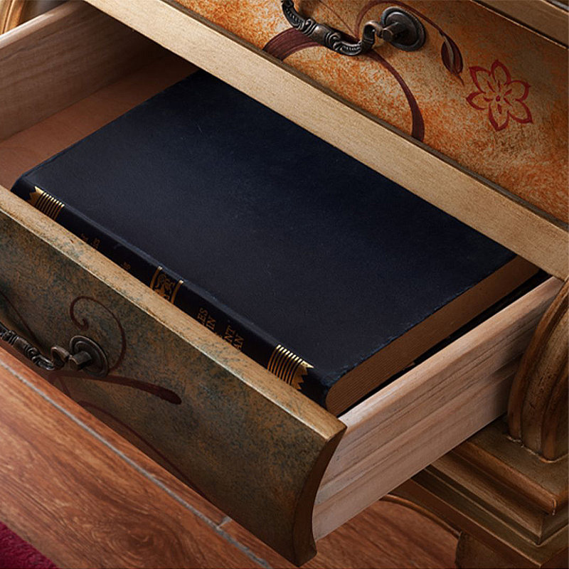 American-style painted drawer storage cabinet