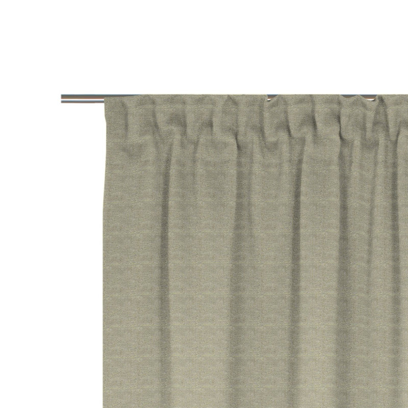 Torbole Polyester Blend Room Darkening Curtain Single Panel, Lime green, 132cm wide x 305cm high