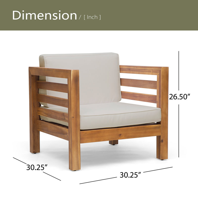 CHAISE CLUB, Beige, Naturel