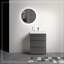 Meuble-lavabo autoportant avec grand lavabo et rangement