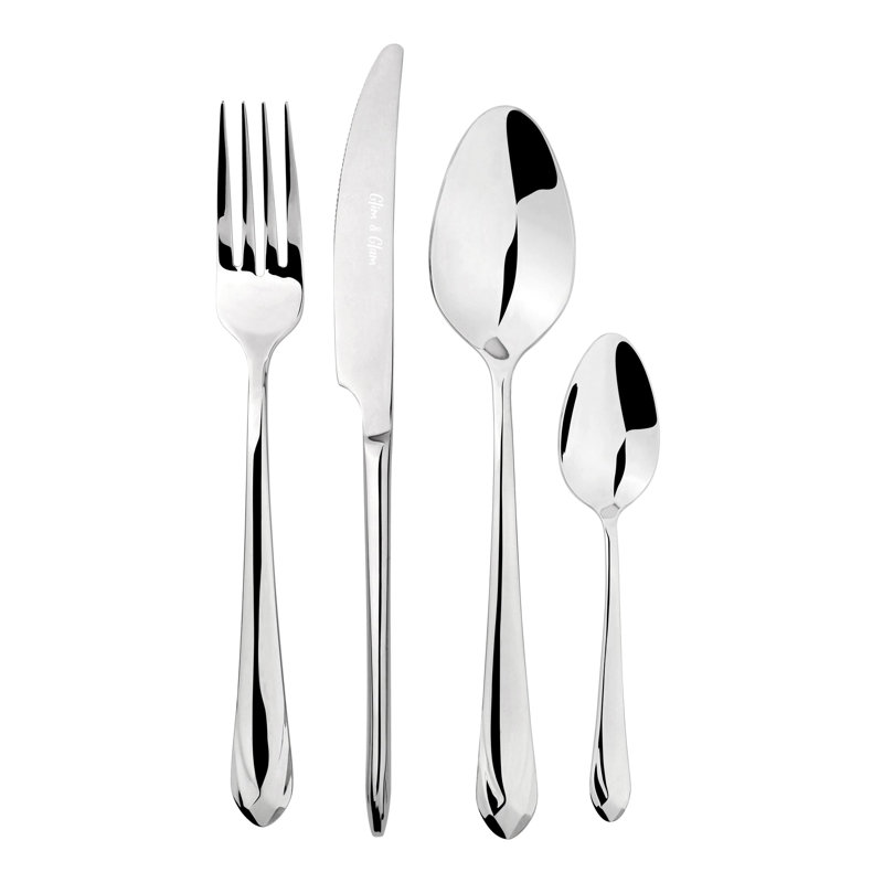 Ebern Designs Niaomi 24 Piece Stainless Steel Cutlery Set , Service for 6