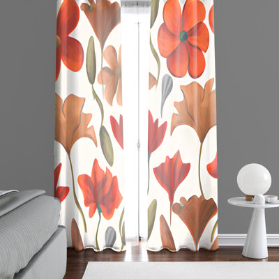 Alaiza Semi Sheer Curtain Pair