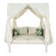 Outdoor Patio Sunbed With Curtains, High Comfort, Suitable For Multiple Scenarios-892832672