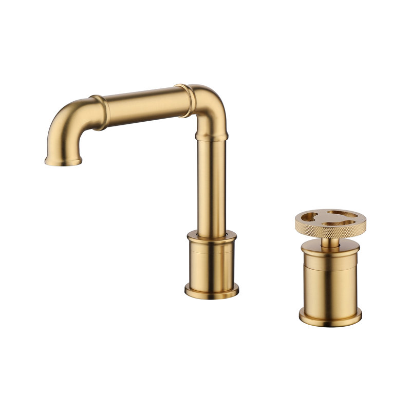 Single-handle Bathroom Faucet, Brushed Gold