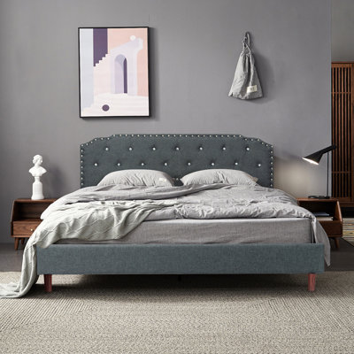 Druann Metal Platform Bed