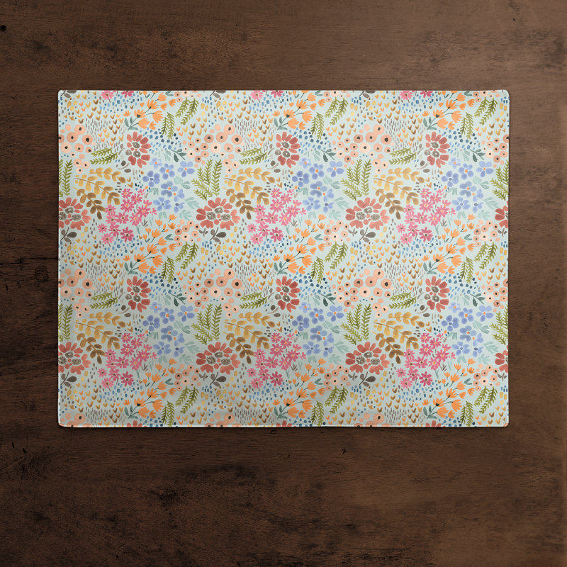Napperon Wild Flower, Bleu