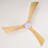 52'' Solid Wood Ceiling Fan with LED Lights-1861435068