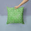  Coussin extérieur géométrique Cirlce on Green-1368634067