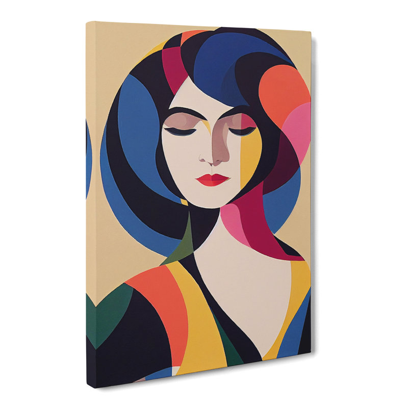 View Of An Abstract Woman Vol.2 - Wrapped Canvas, 76cm H x 50cm W x 3cm D