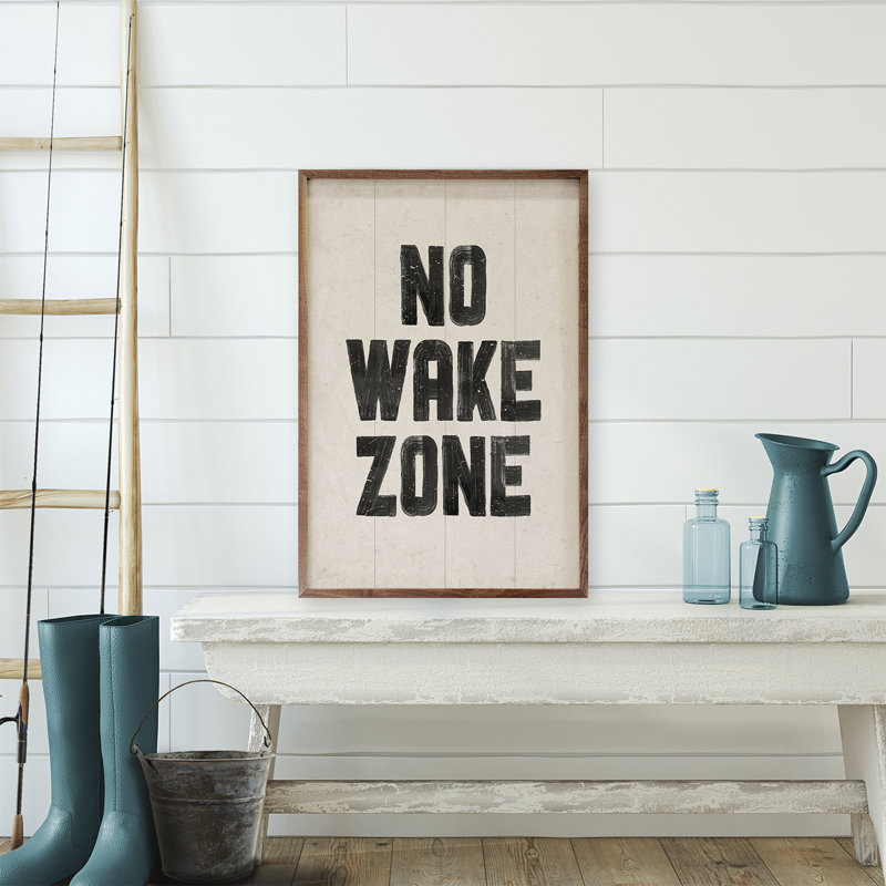 No Wake Zone, 24" H x 16" W