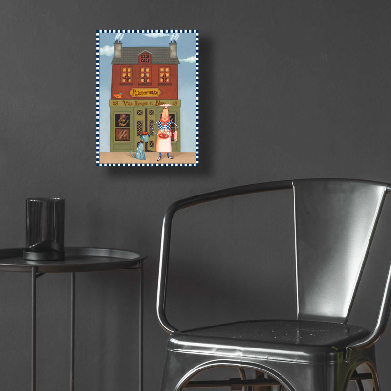 Art mural en verre «Red 8 Barrel Studio» par Viv Eisner, Red Barrel Studio®, H 16 po x l 12 po x P 0,13 po