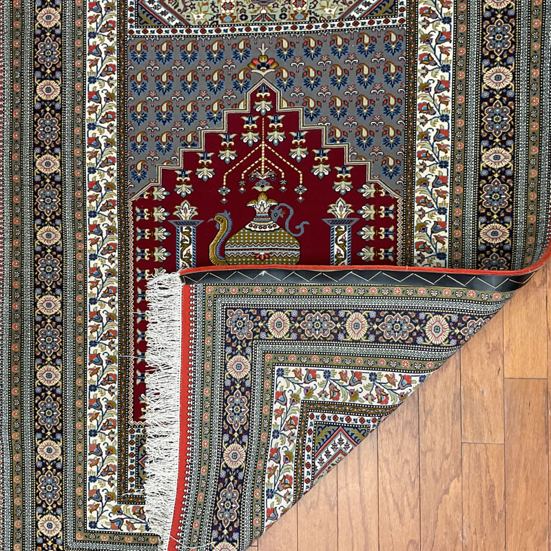  Tapis en laine fabriqué à la main Qum