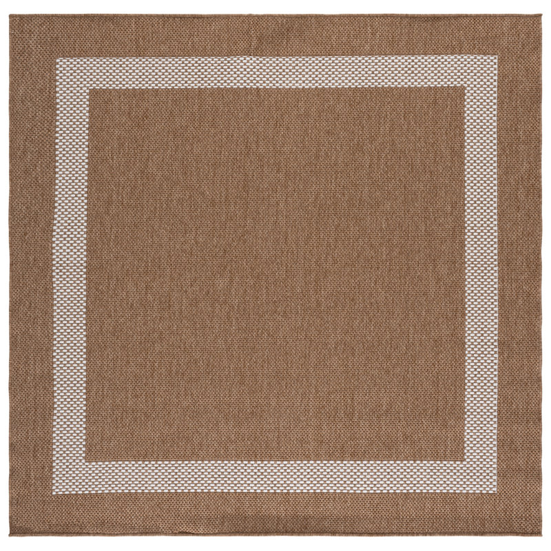 Sisal Performance 810 Geometric Indoor/Outdoor Rug, Square 6'7"