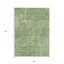 Tapis extérieur lavable à motif géométrique 5 pi x 8 pi vert et vert clair