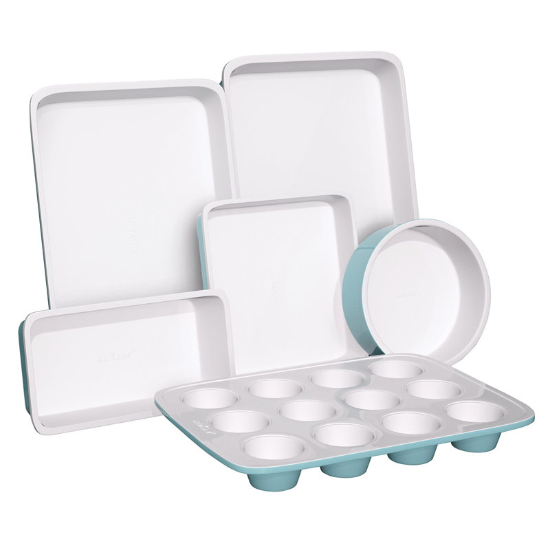 NutriChef 6 Piece Non-Stick Ceramic Bakeware Set