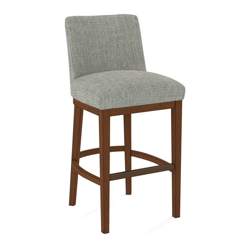 Upholstered Stool, 61558-61, English Saddle