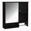 Pharmacie murale 29 po x 28 po avec porte-serviettes moderne -1081535739