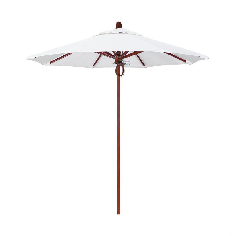 SunbrUmbrella marché de 7,5 pi Meridien Series, Rouge, Toile Sunbrella® naturel