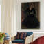 Seora de Sorolla en noir - toile tendue par Joaquin Sorolla y Bastida-1798948310