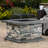 28" Square Fire Pit - Fiberglass Reinforced Cement For Durability, Iron Assurance, Simple Assembly Kit With Tools & Instructions Included, Stone Gray Appearance, Enhances Beauty Of Your Backyard And