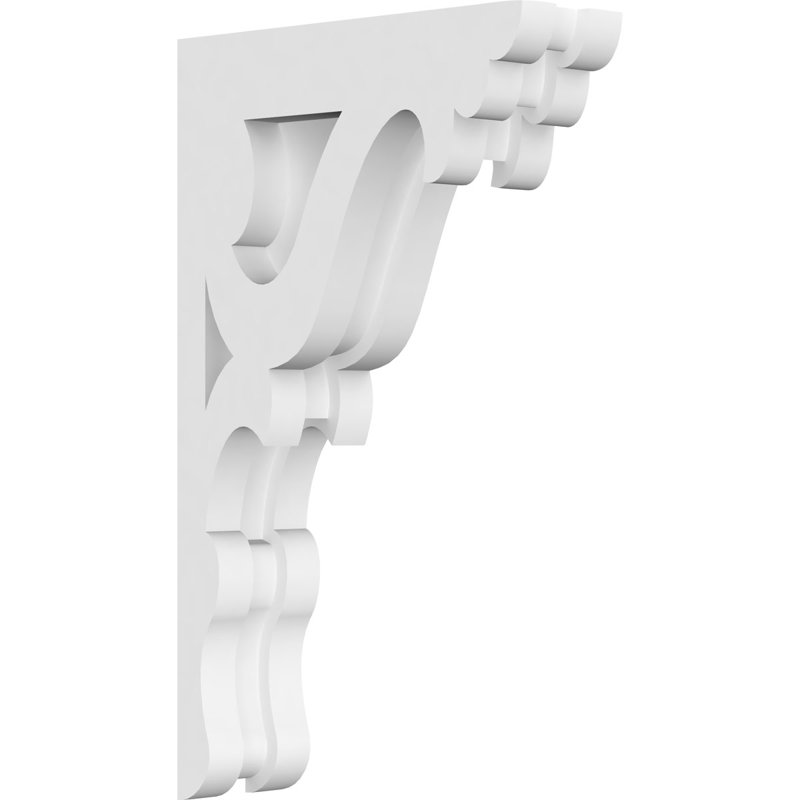 Cornelia Architectural Grade PVC Corbel, 10" H x 6" W x 1.875" D
