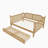 Traditional Style Rattan Daybed with 2 Drawers-1238356572-1225844911