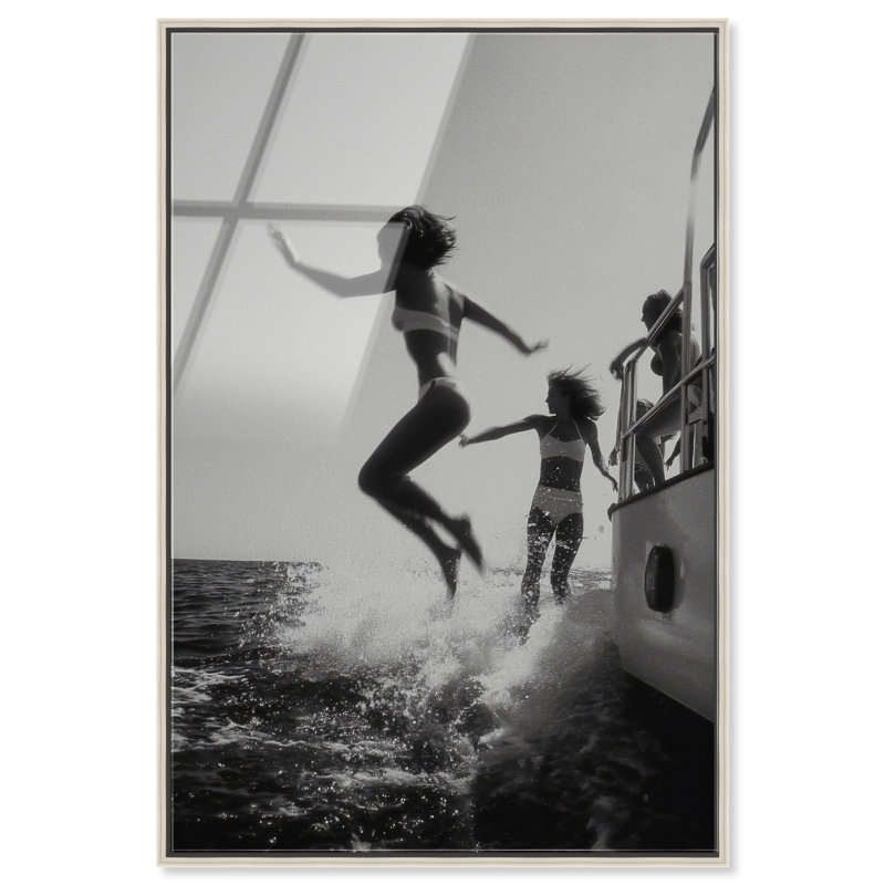 Liquid Gravity Print by Oliver Gal, 25"H x 17"W, Silver Floater Frame