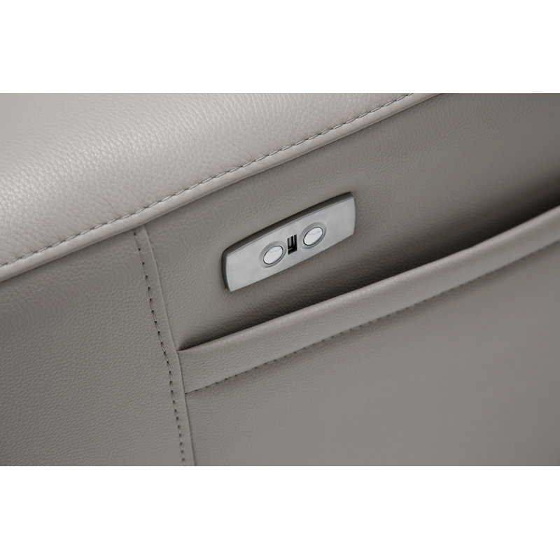 Mia Bella 89.5'' Rolled Arm Reclining Loveseat