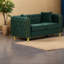 Canapés confortables, causeuse Chesterfield moderne en velours de 63 pouces pour la maison